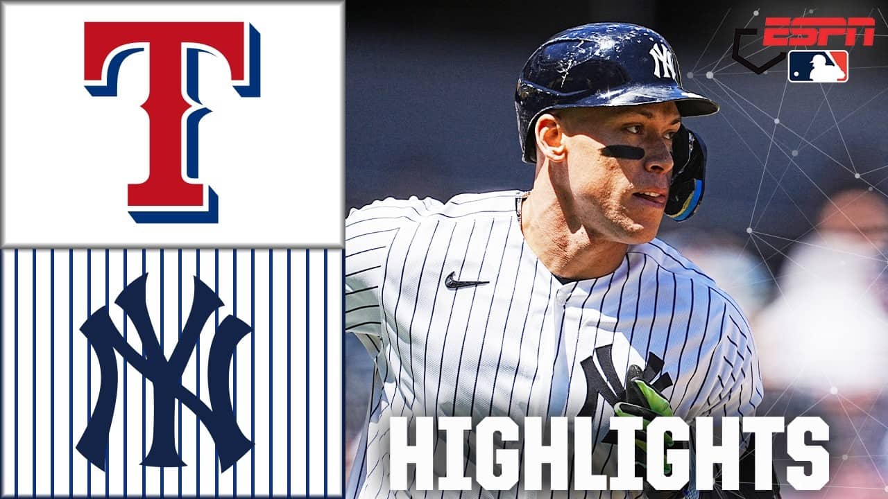 Texas Rangers vs. New York Yankees | Full Game Highlights | ESPN MLB