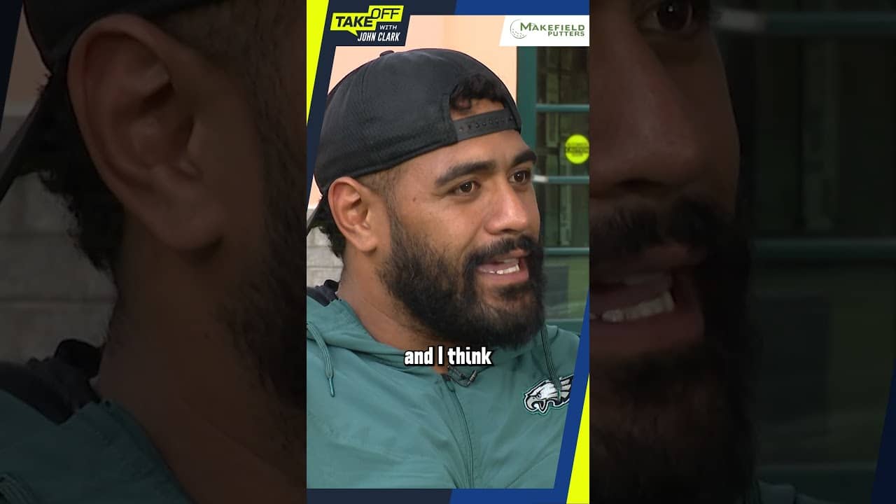 Jordan Mailata calls the Eagles offense 'bloody beautiful' under Sean Mannion