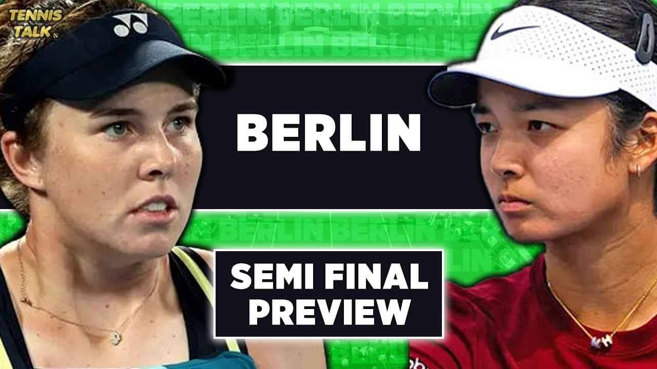 Noskova vs Eala | WTA Berlin 2026 SF | Tennis Talk Preview