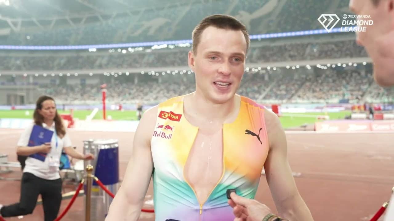 Karsten Warholm After Running 46.82, Finishing 2nd To Alison dos Santos At Xiamen Diamond League