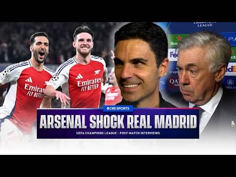 "SO HAPPY, SO PROUD" Arteta on WIN over Real Madrid | "They DESERVED to win" Ancelotti on Arsenal 🤯