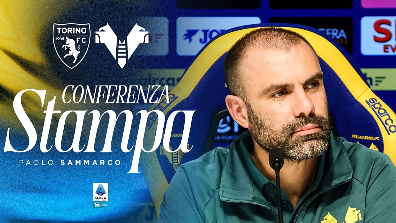 Serie A Enilive 2025/26 | #TorinoVerona | Le parole di mister Paolo Sammarco