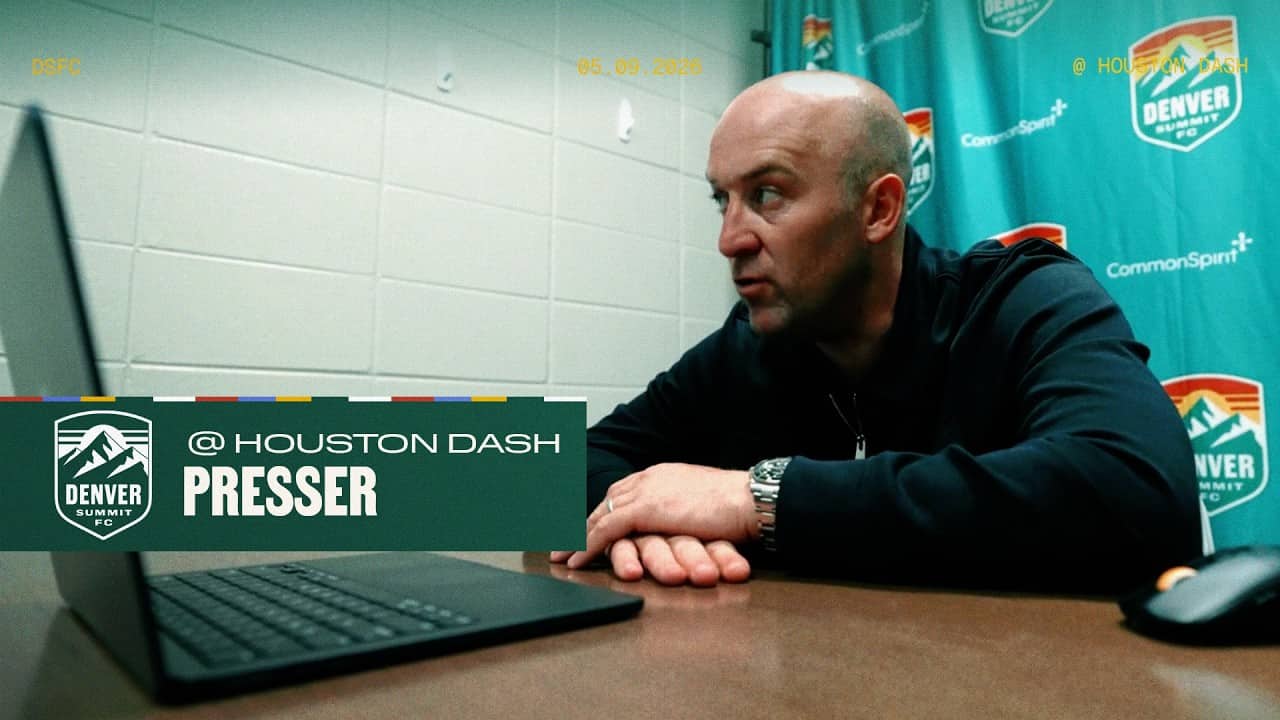 PRESSER with Coach Nick Cushing, Janine Sonis, Yazmeen Ryan | Denver Summit FC @ Houston Dash (4-1)