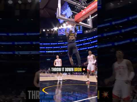 OH MY LEBRON 😳 #Lakers #NBAPlayoffs