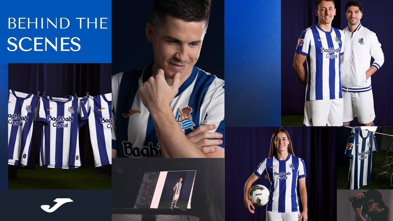 BEHIND THE SCENES | ✨ Fresh fit drop | Real Sociedad 🤝 Joma