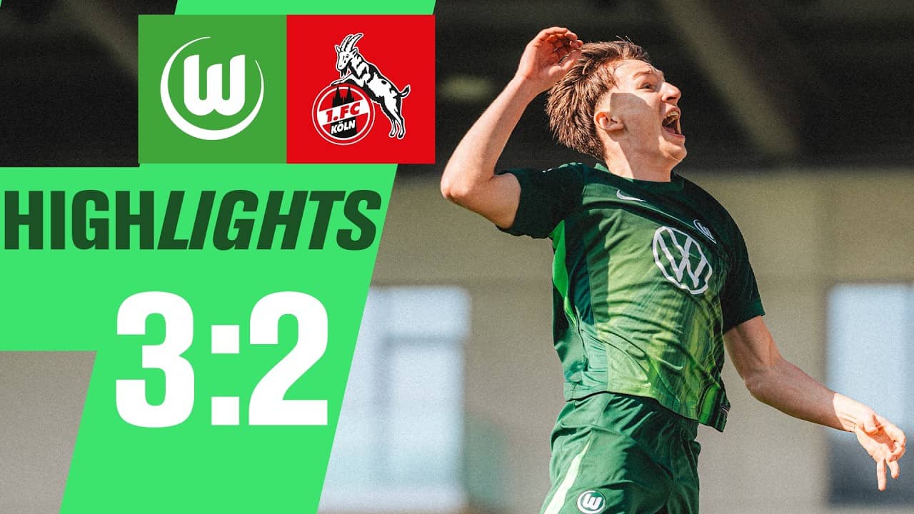 3:2-Krimi gegen Köln | Highlights | U19-DFB-Pokal | VfL Wolfsburg - 1. FC Köln