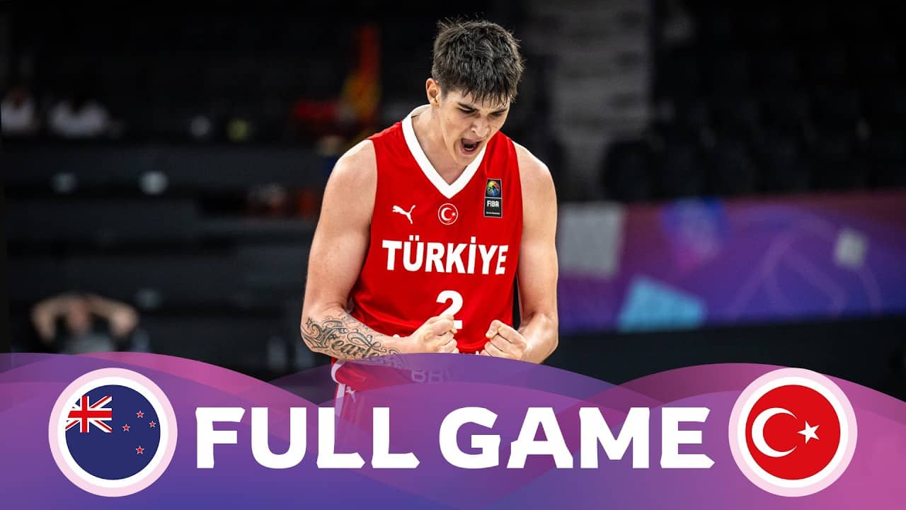 Group Phase | New Zealand v Türkiye | Full Basketball Game | FIBA U17 Basketball World Cup 2026