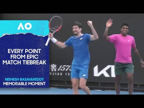 Match Tiebreak | Ofner Celebrates Too Early & Basavareddy Wins | Australian Open 2026