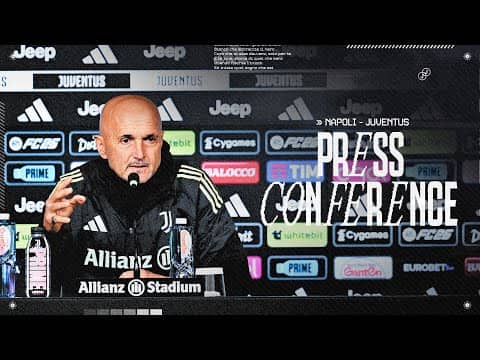 La CONFERENZA STAMPA di Mister SPALLETTI alla vigilia di Napoli-Juventus 🎙️