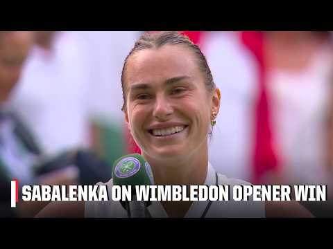 Aryana Sabalenka feels she played 8 out of 10 against Teodora Kostovic in Wimbledon First Round