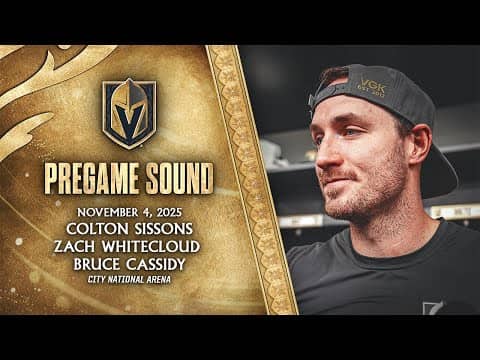 🎥 PREGAME SOUND: Sissons, Whitecloud & Cassidy