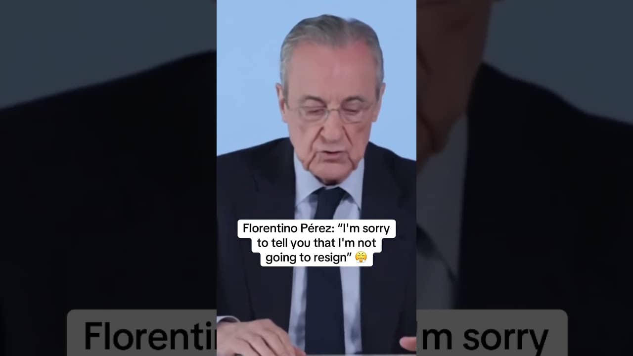 Florentino Perez has asked to start the proceedings for new elections (🎥 @realmadrid/TT)