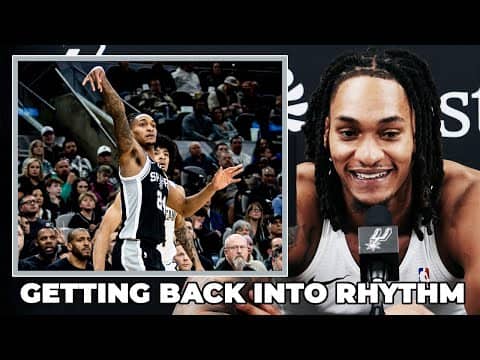 Devin Vassell on Getting Back into Rhythm in Return from Injury