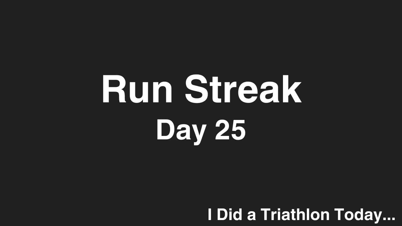 Run Streak, Day 25: I DID A TRIATHLON!!!