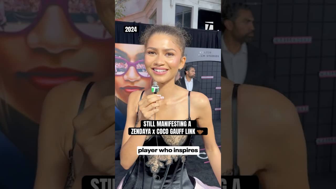 Can we get this on the books 🗓️🤣 #tennisplayer #tennis #tennislife #zendaya #cocogauff