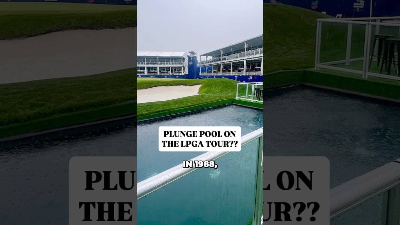 There’s a FAKE POND at the LPGA event this week? 💀