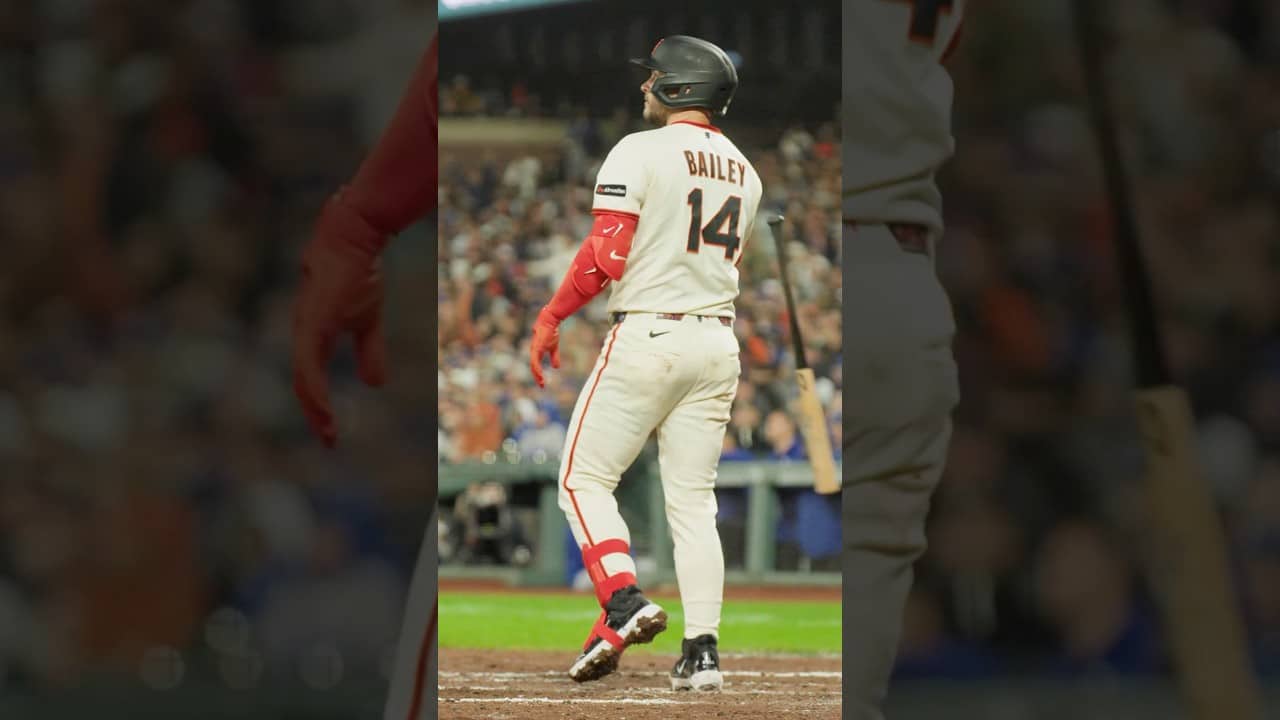 Patrick Bailey’s game-changing home run against the Dodgers 🫨