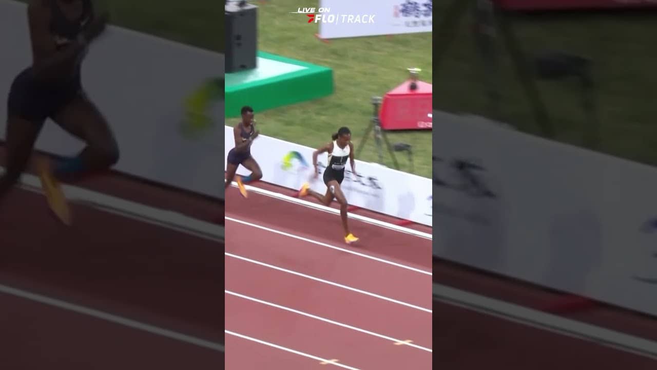Chemutai and Cherotich DOWN TO THE WIRE in 3000m at Shanghai Diamond League