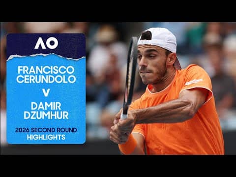 Francisco Cerundolo v Damir Dzumhur Highlights | Australian Open 2026 Second Round