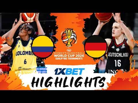 Colombia 🇨🇴 v Germany 🇩🇪 | Highlights | #FIBAWWC 2026 Qualifying Tournament