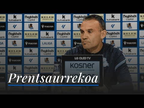 RUEDA DE PRENSA 13:30 | Sergio Francisco | Real Sociedad - Athletic Club
