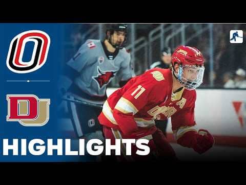 Omaha vs Denver | NCAA College Hockey | Highlights - February 14, 2026