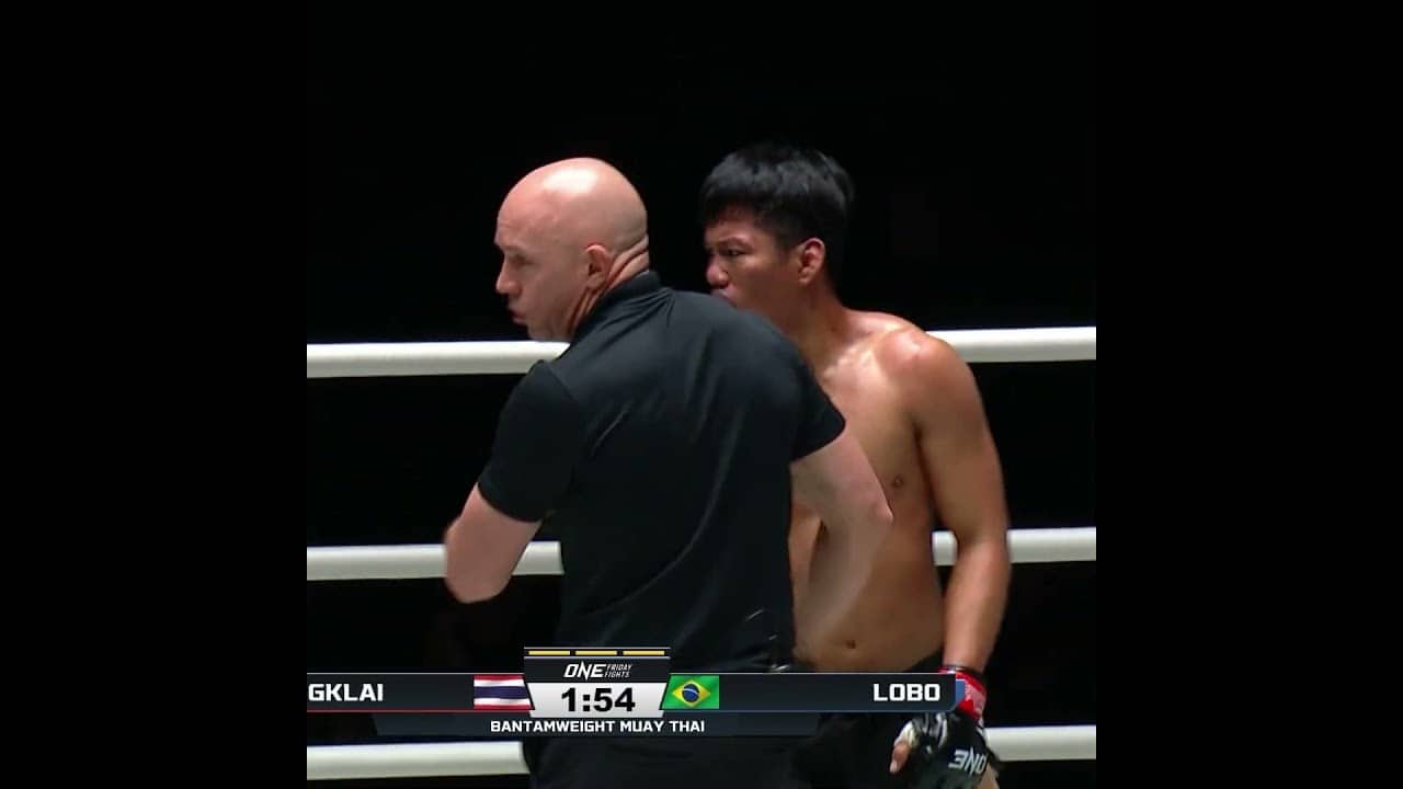 Muay Thai MAYHEM ⚔️ Julio Lobo outslugs Kongklai in our main event at ONE Friday Fights 152!