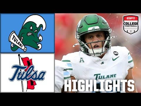Tulane Green Wave vs. Tulsa Golden Hurricane | Full Game Highlights | ESPN College Football