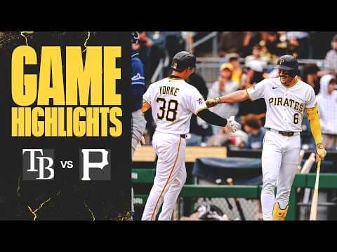 Pirates Power Past Rays to Secure Series Win | Game Highlights (4/19/26)