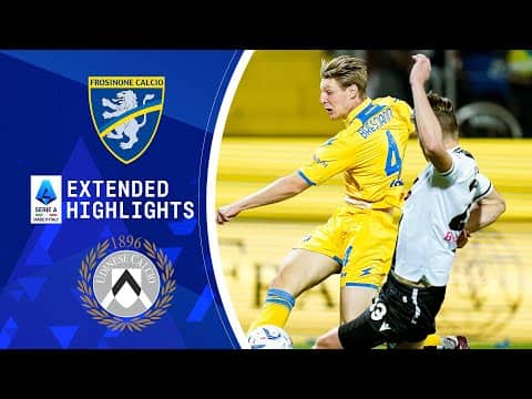 Frosinone vs. Udinese: Extended Higlights | Serie A | CBS Sports Golazo