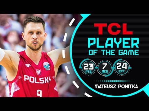 Mateusz Ponitka (23 PTS) | TCL Player Of The Game | SLO 🇸🇮 vs POL 🇵🇱 | FIBA EuroBasket 2025