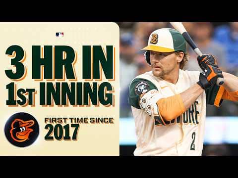 FULL INNING: First time Orioles hit 3 home runs in the 1st inning since 2017! 💪 | MLB Highlights