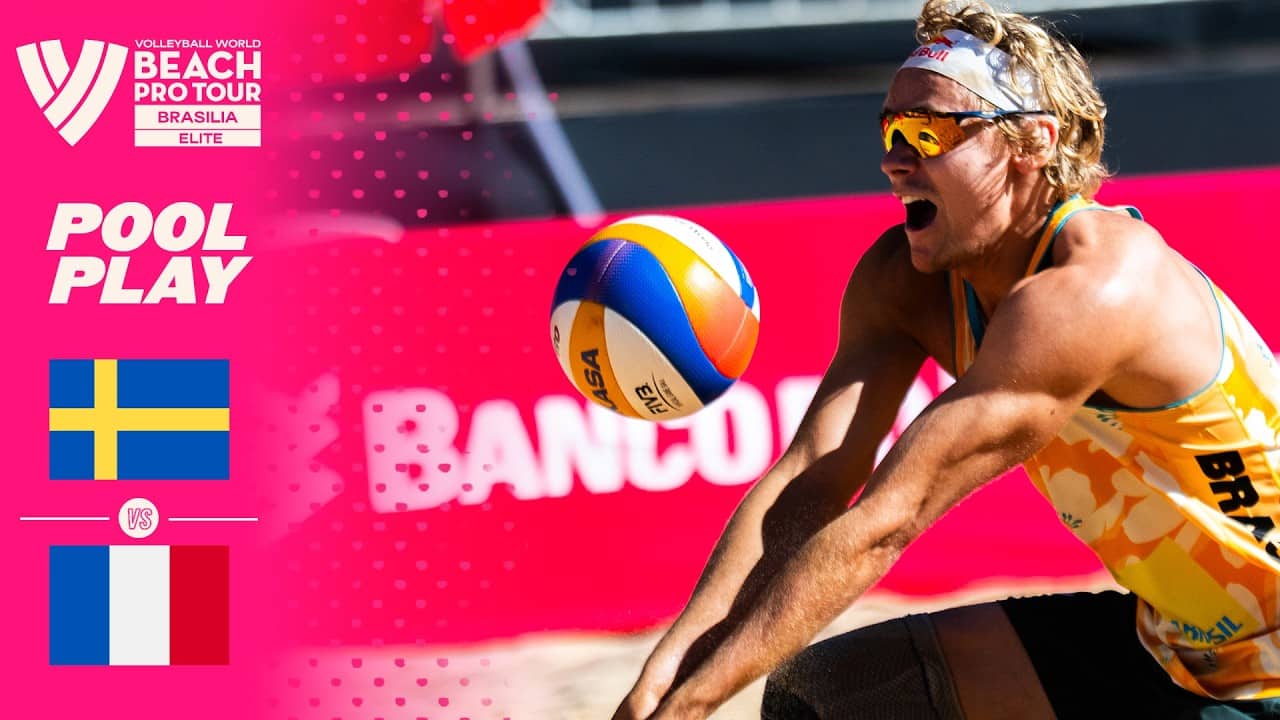 Åhman/Hellvig vs. Chouikh/Genevieve-Gardoque - Pool Play Highlights | Brasilia 2026 #BeachProTour