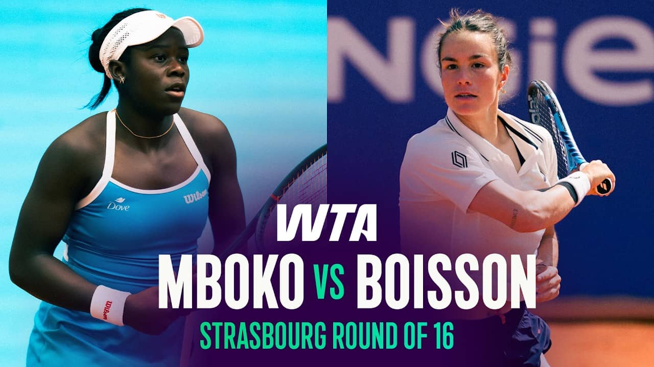 Victoria Mboko vs. Lois Boisson | 2026 Strasbourg Round of 16 | WTA Match Highlights