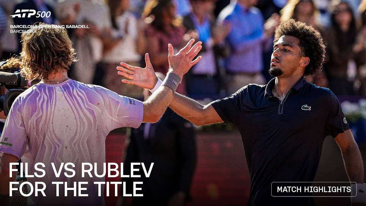 Arthur Fils vs Andrey Rublev Highlights | Barcelona 2026 Final Highlights