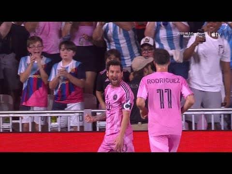 Messi TAKES THE LEAD in Game 3 for Inter Miami! | 2025 Audi MLS Cup Playoffs