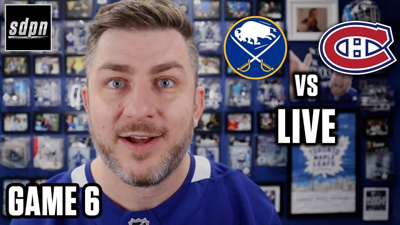 Montreal Canadiens vs Buffalo Sabres GAME 6 LIVE w/ Steve Dangle