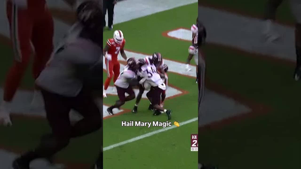 They threw up a prayer 🙌 #miamihurricanes #accfootball #collegfootball