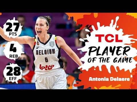 Antonia Delaere ( 27 PTS) | TCL Player Of The Game | BEL vs CHN | #FIBAWWC 2026 Qualif. Tournament