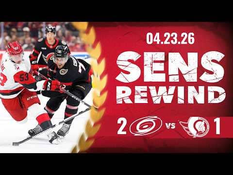 Sens Fall Short in 2-1 Home Loss