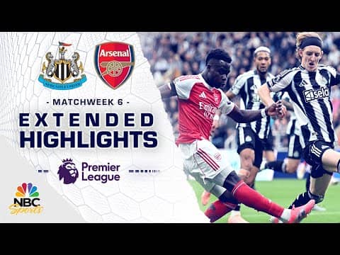Newcastle United v. Arsenal | PREMIER LEAGUE HIGHLIGHTS | 9/28/2025 | NBC Sports
