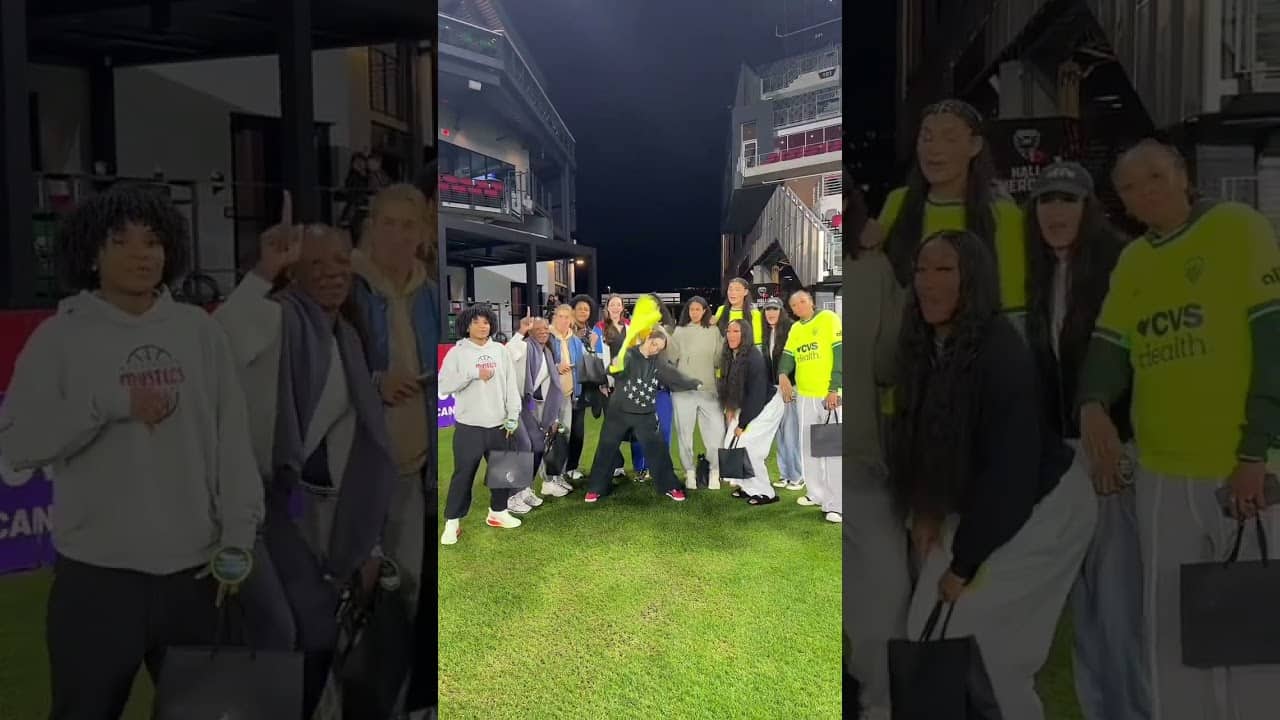 Audi Field is always a fun time! See you at your place next? 👀 #nwsl #wnba #washingtondc #mystics