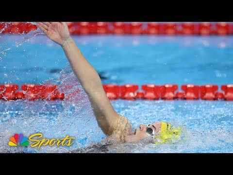 Kaylee McKeown swims championship record in 200m back final; Smith, Curzan on podium | NBC Sports