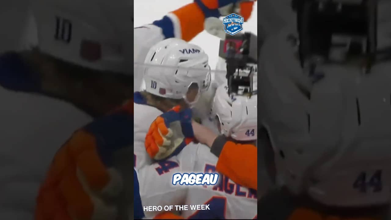 Sean names JG Pageau his #Isles Hero of the Week! #NHL #NewYork #Islanders #Hockey