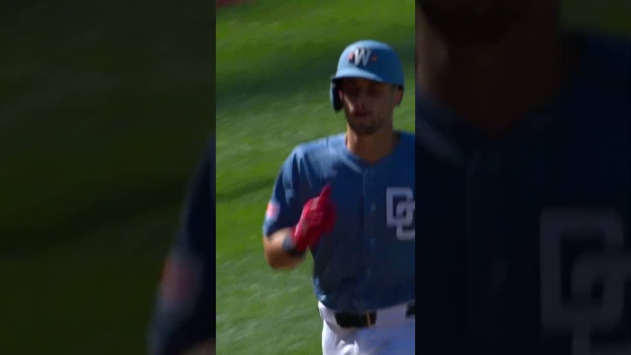 Drew Millas Lasers A 106.6 MPH Solo Home Run