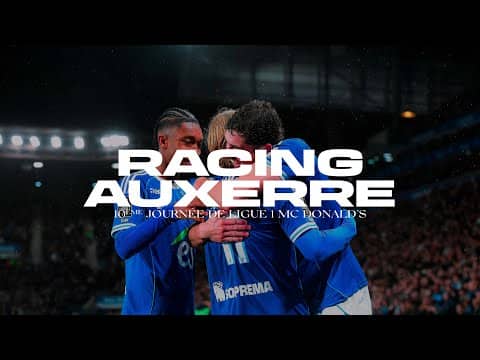 Racing - Auxerre (3-0) : les buts vus du bord terrain 🏟️📹