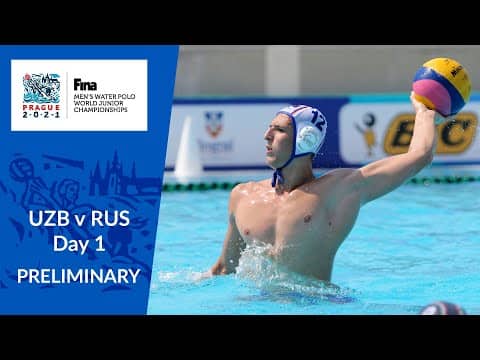Re-LIVE | UZB v RUS - Day 1 - FINA World Men's Junior Water Polo Championships 2021