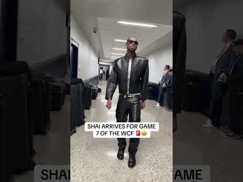 Shai is in the house for Game 7 🏀 🔥