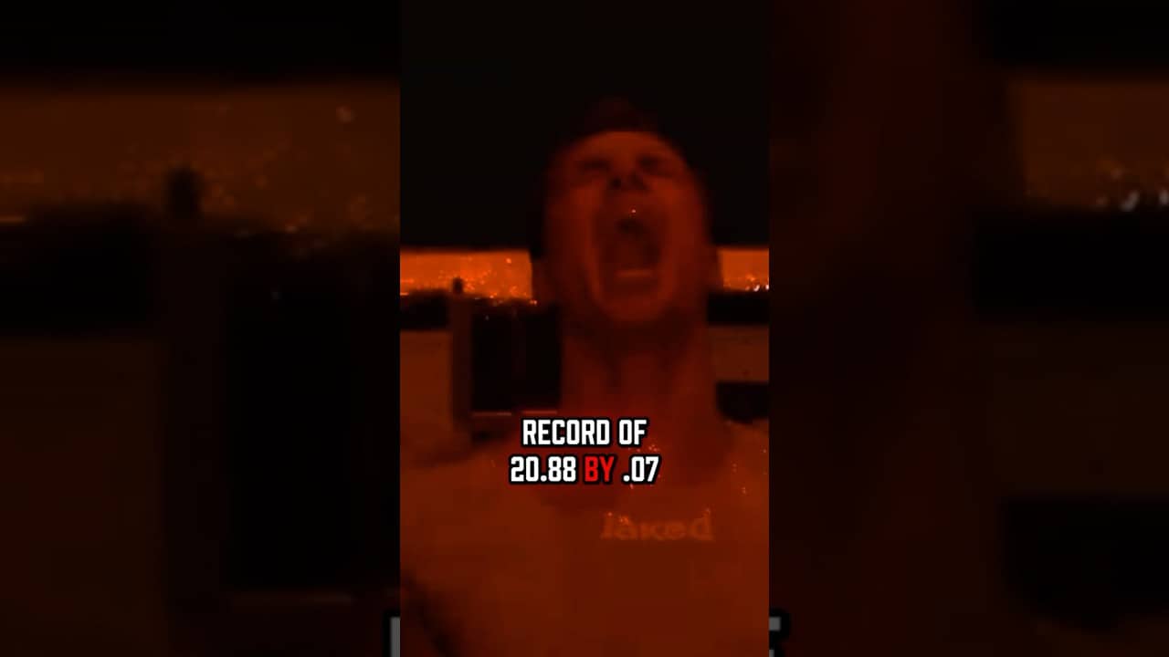 20.81 50 Free WOLD RECORD... Sort of