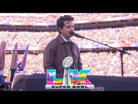 Charlie Puth sings Super Bowl LX national anthem at Levi's Stadium | Super Bowl LX